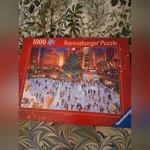 Rockerfeller Center Skating Rink 1000 Piece Jigsaw Puzzle NIB